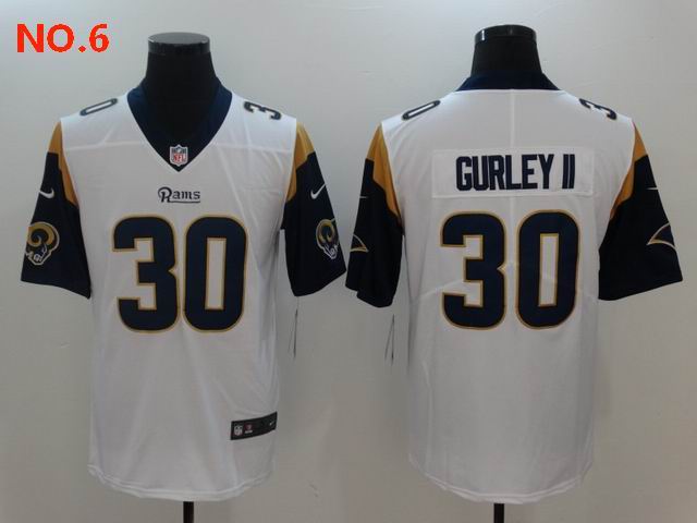 Men's Los Angeles Rams #30 Todd Gurley Jesey NO.6;